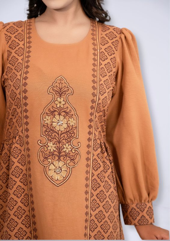 Cotton Crepe 2pcs Kameez Set