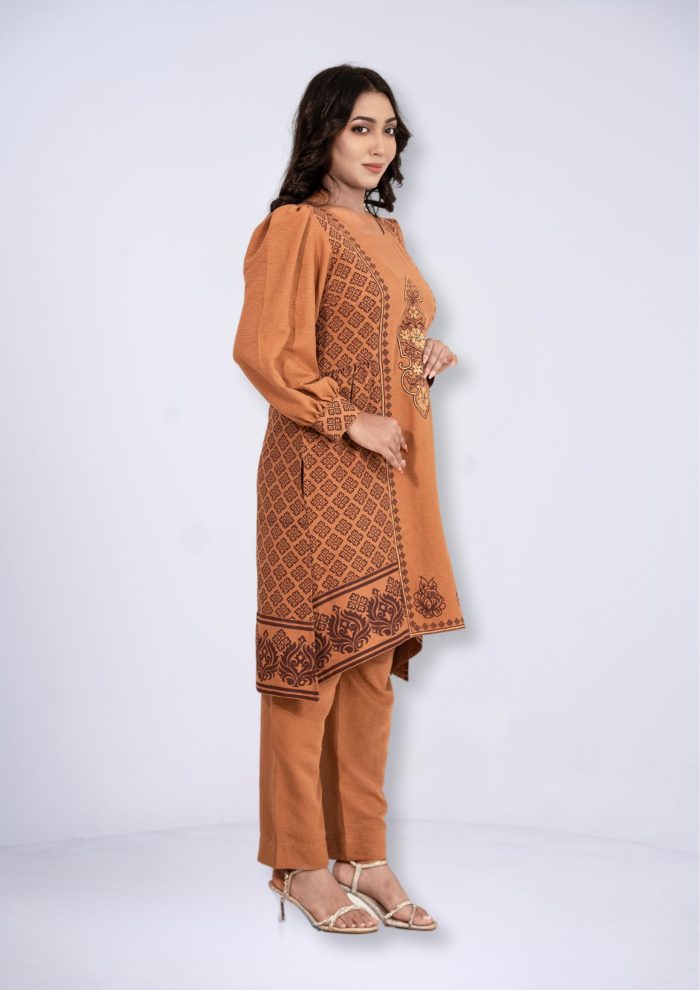 Cotton Crepe 2pcs Kameez Set