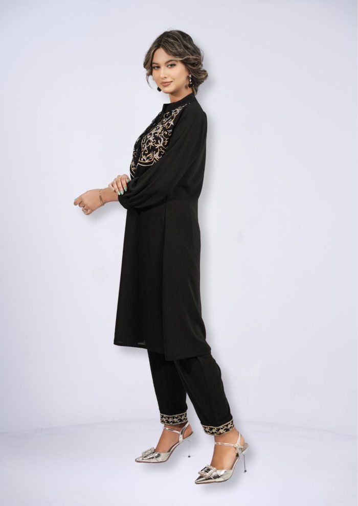 Linen CRINCLE Tunic With Pant