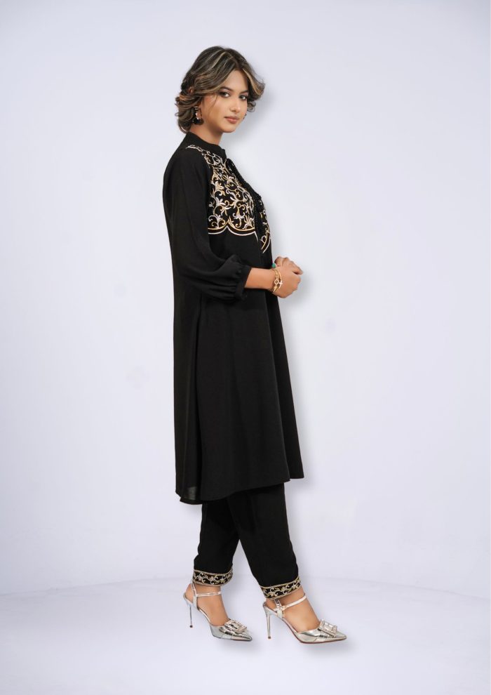 Linen CRINCLE Tunic With Pant
