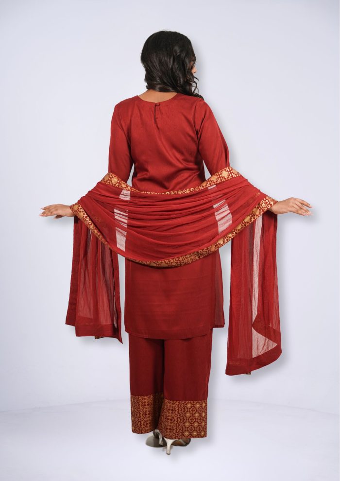 JAQUARD Kameez 3pcs Set