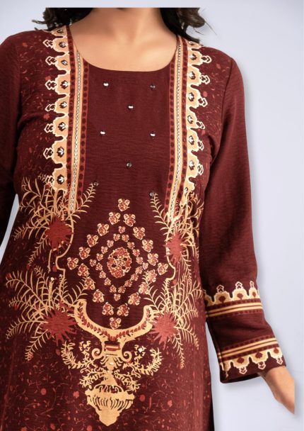 Maganda Cotton Crepe 2Pcs Kameez Set