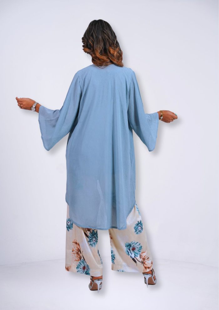 CREP Tops With Embroidered Koti and Pant