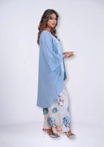 CREP Tops With Embroidered Koti and Pant