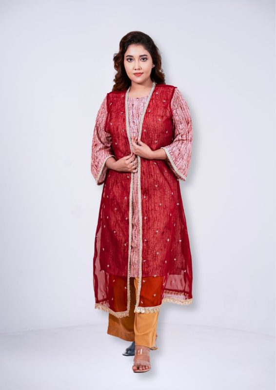 SAMU SILK Tunic With Koti