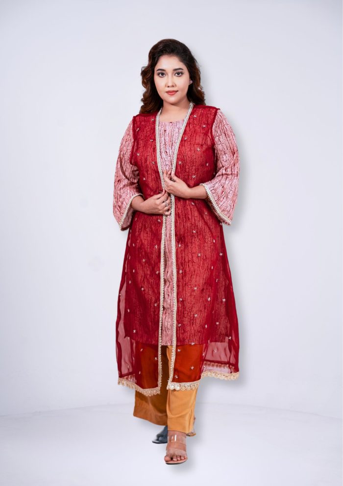 SAMU SILK Tunic With Koti