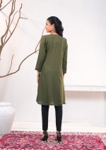 Chalet Green 1 PCS ETHNIC KURTI