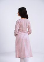 RED & NAVY STRIP 1 PCS ETHNIC KURTI