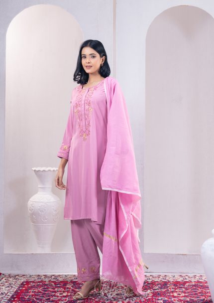 Orchid 3 Pcs Kameez Set