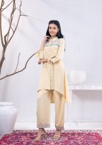 Wheat Colour 2 Pcs Kameez