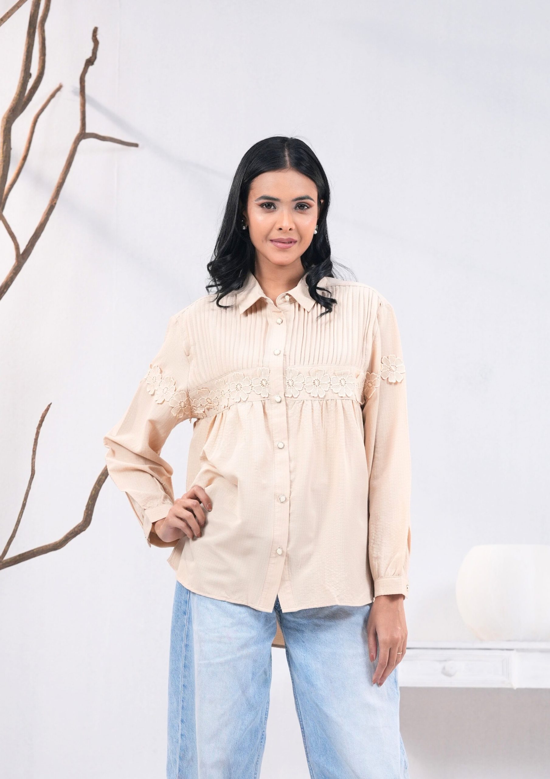 Gold Beige Women's Fashion Tops Gold Beige Women's Fashion Tops