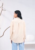 Gold Beige Women's Fashion Tops