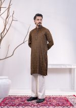 Raw Umber Men's Panjabi