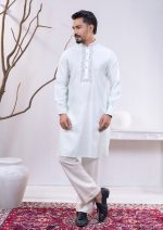 Frosted mint Karchupi Men's Panjabi