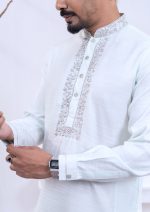 Frosted mint Karchupi Men's Panjabi