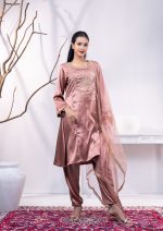 Falcon 3 Pcs Round Hem Kameez Set