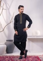 Black Men's Kabli Set