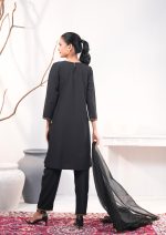 Black 3 PCS Kameez Set