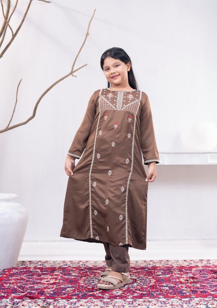Bronze Girls 2 Pcs Kameez